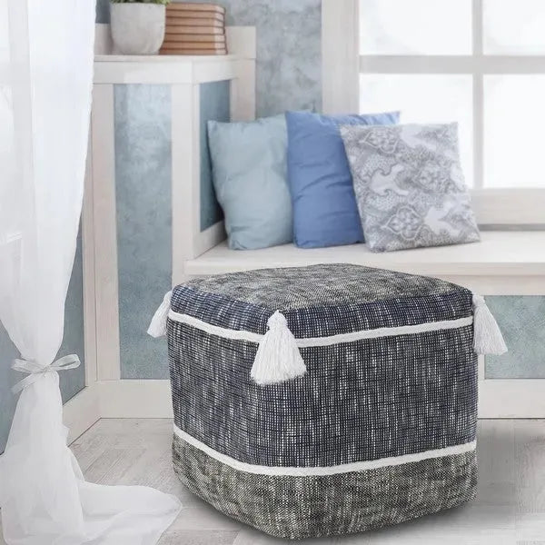 Monarch 34020NAV Navy Pouf
