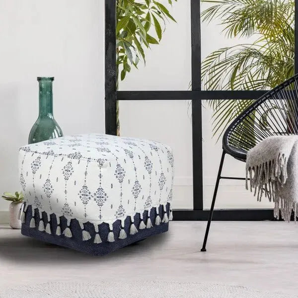 Monarch 34037NAV Navy Pouf