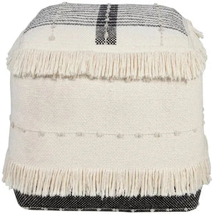 Monarch 34038BLK Black Pouf