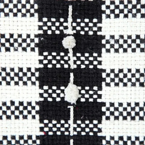 Monarch 34038BLK Black Pouf