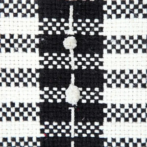 Monarch 34038BLK Black Pouf