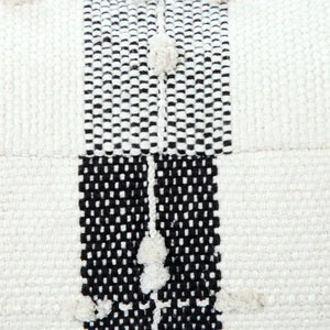 Monarch 34040BLK Black Pouf