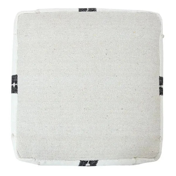 Monarch 34040BLK Black Pouf