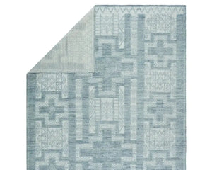 Monarch MNR02 Sky Blue/Ivory Rug