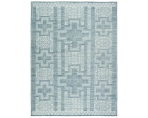 Monarch MNR02 Sky Blue/Ivory Rug