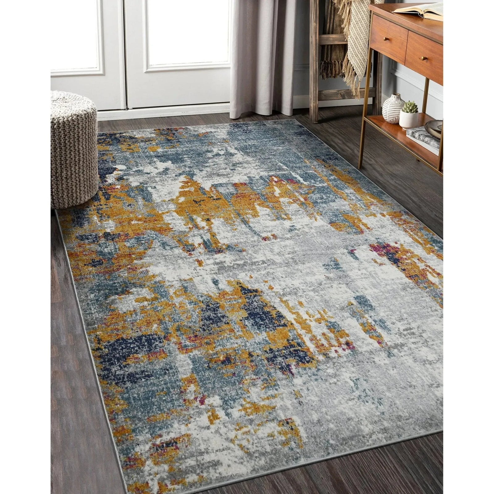 Montana MON-10 Orange/Blue Rug