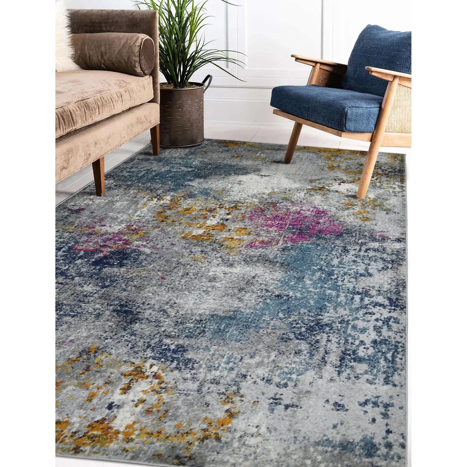 Montana MON-12 Blue/Pink Rug