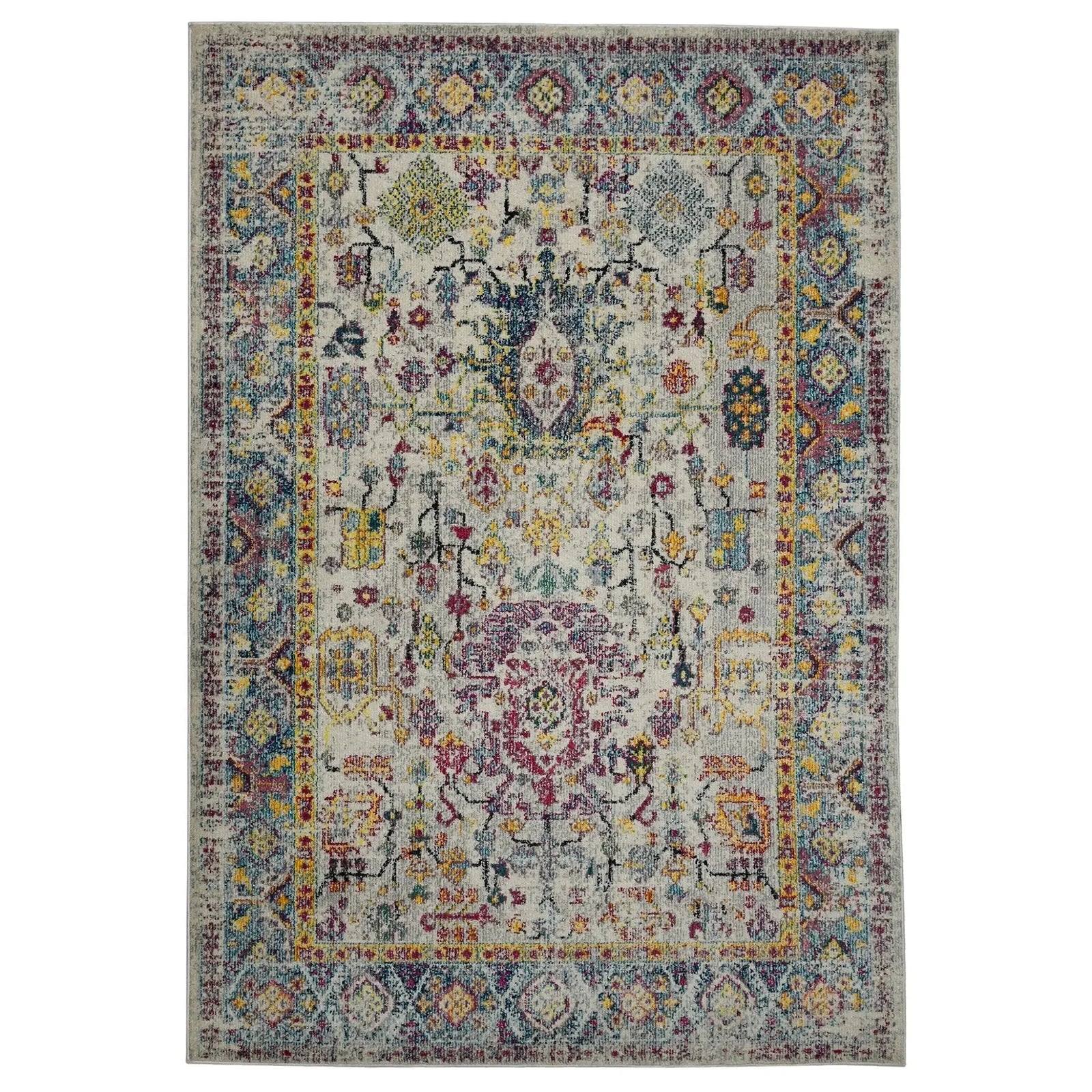 Montana MON-3 Grey/Orange Rug