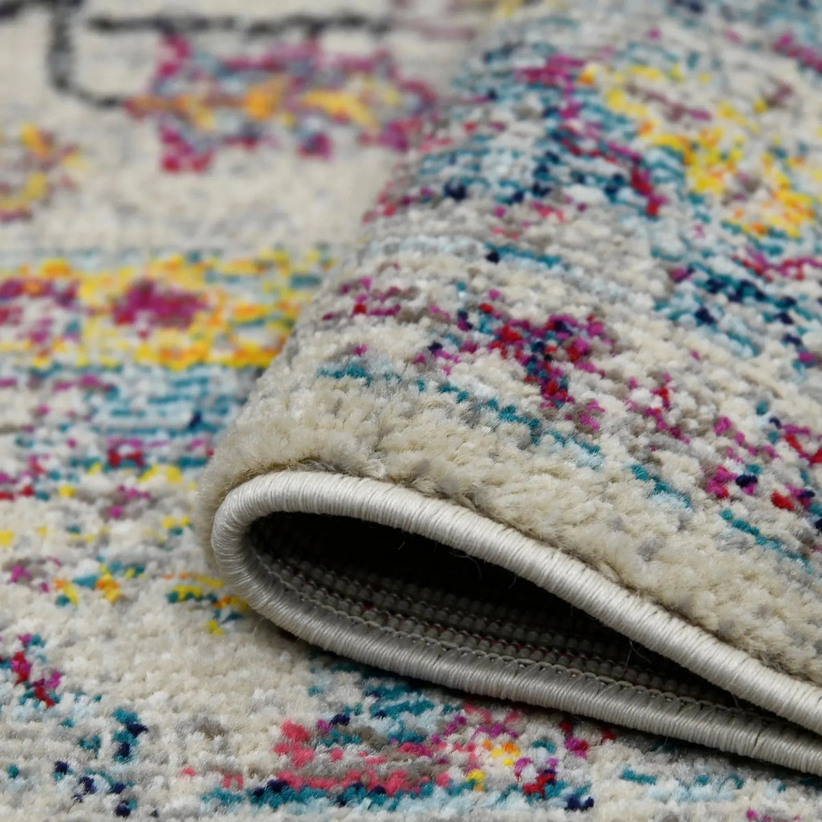 Montana MON-3 Grey/Orange Rug