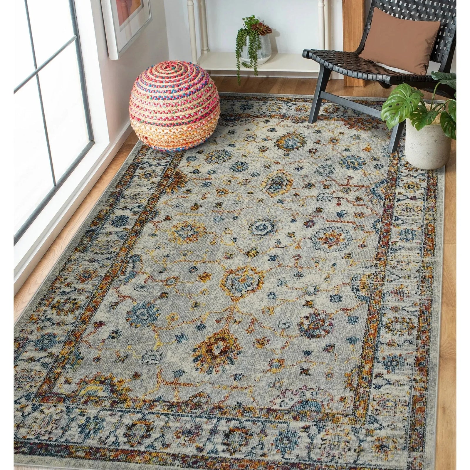 Montana MON-5 Ivory/Orange Rug