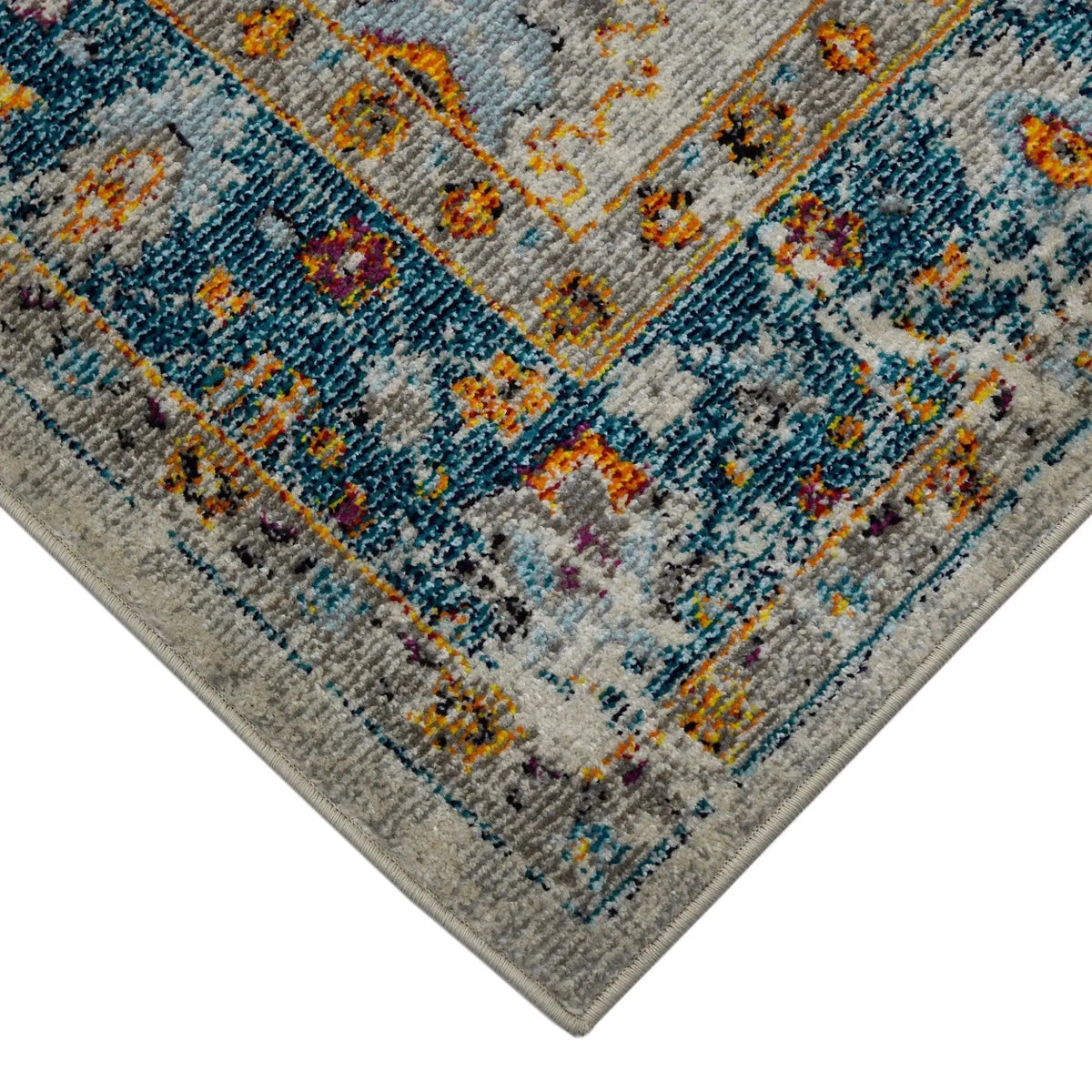 Montana MON-6 Blue/Orange Rug