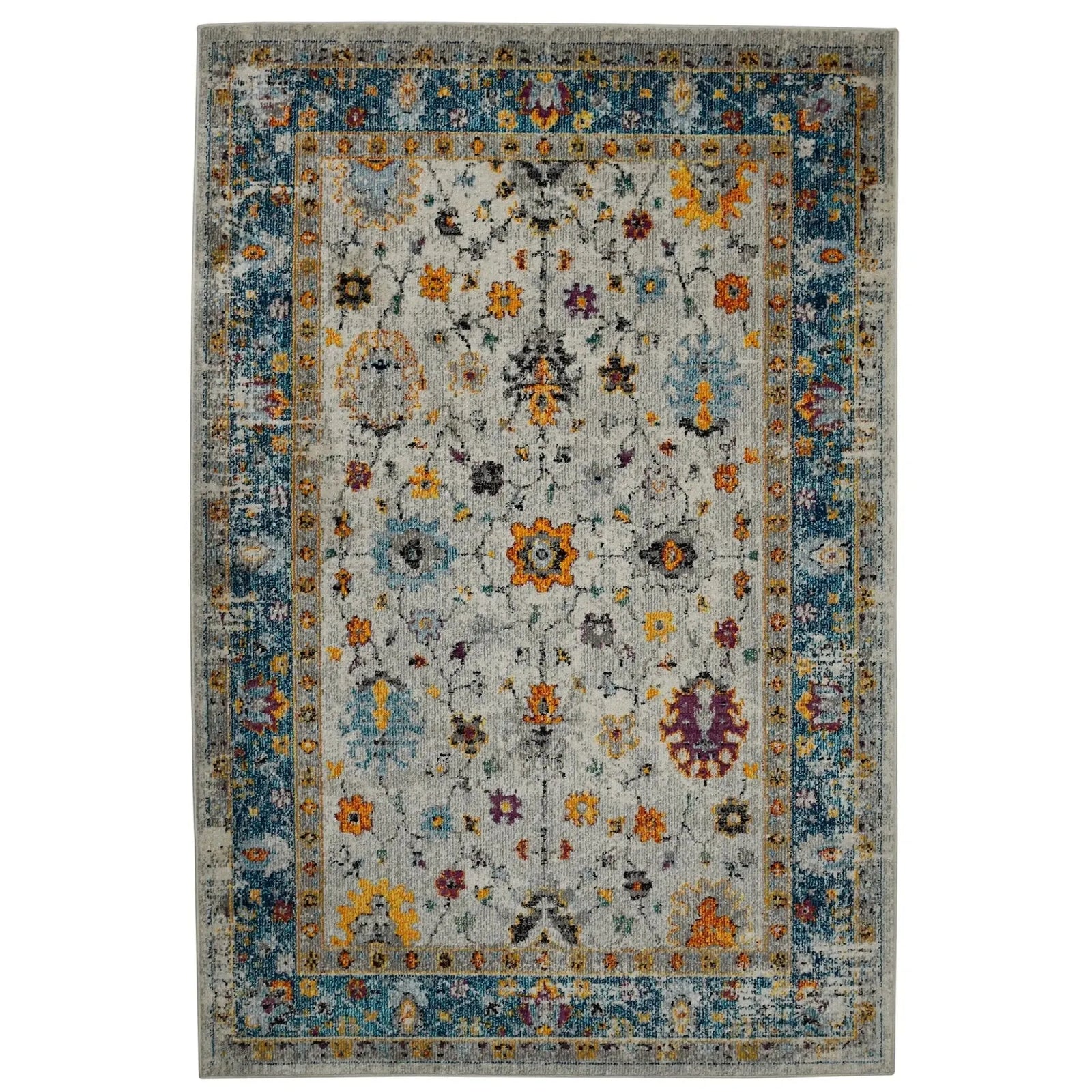 Montana MON-6 Blue/Orange Rug