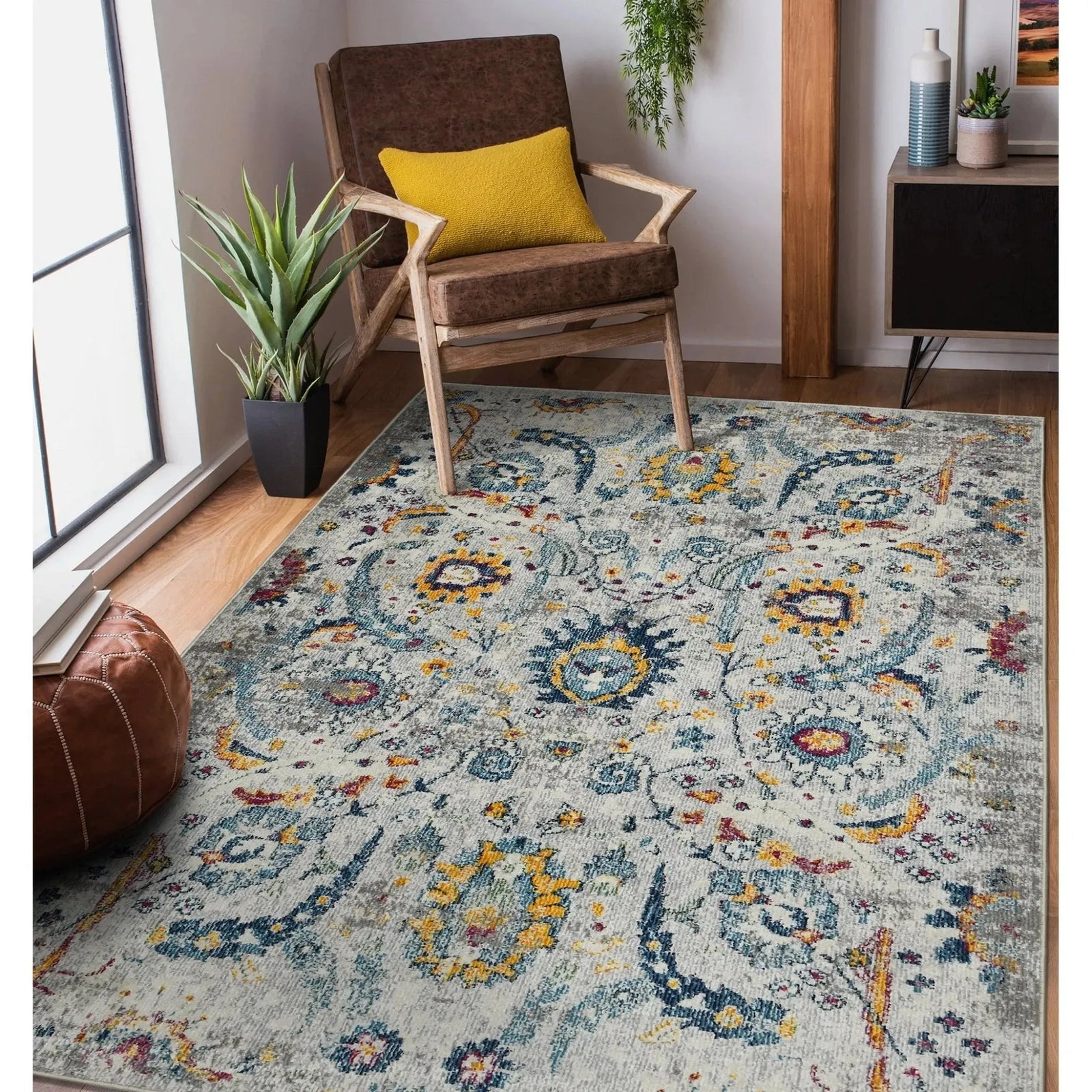Montana MON-7 Ivory/Orange Rug