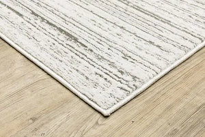Montecito 4154W White Rug