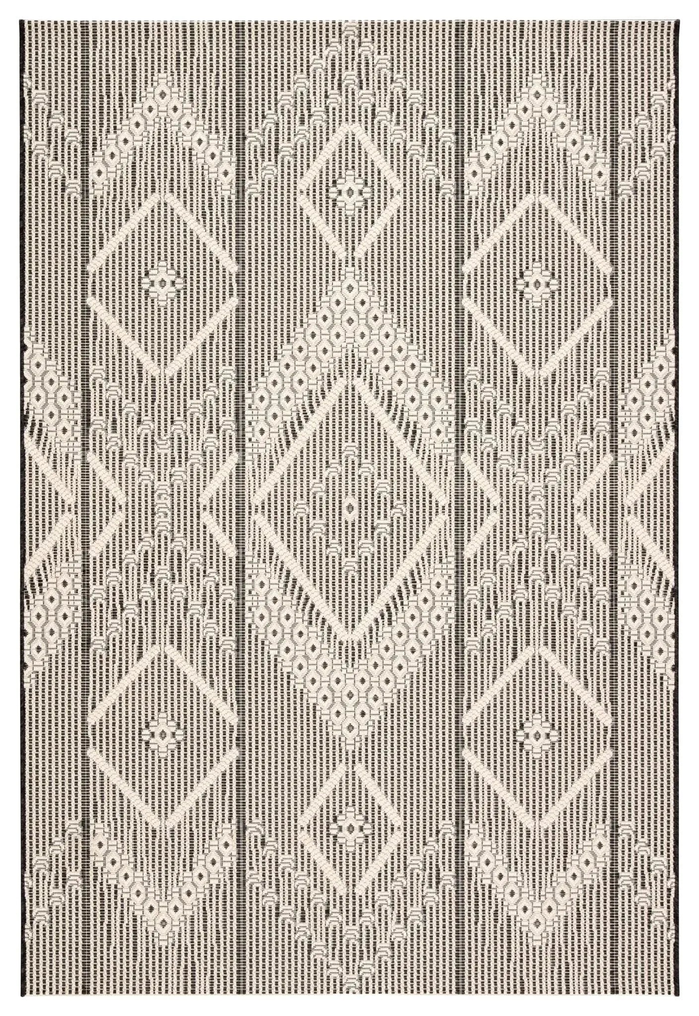 Monteclair MOC05 Shiloh Dark Gray/Cream Rug