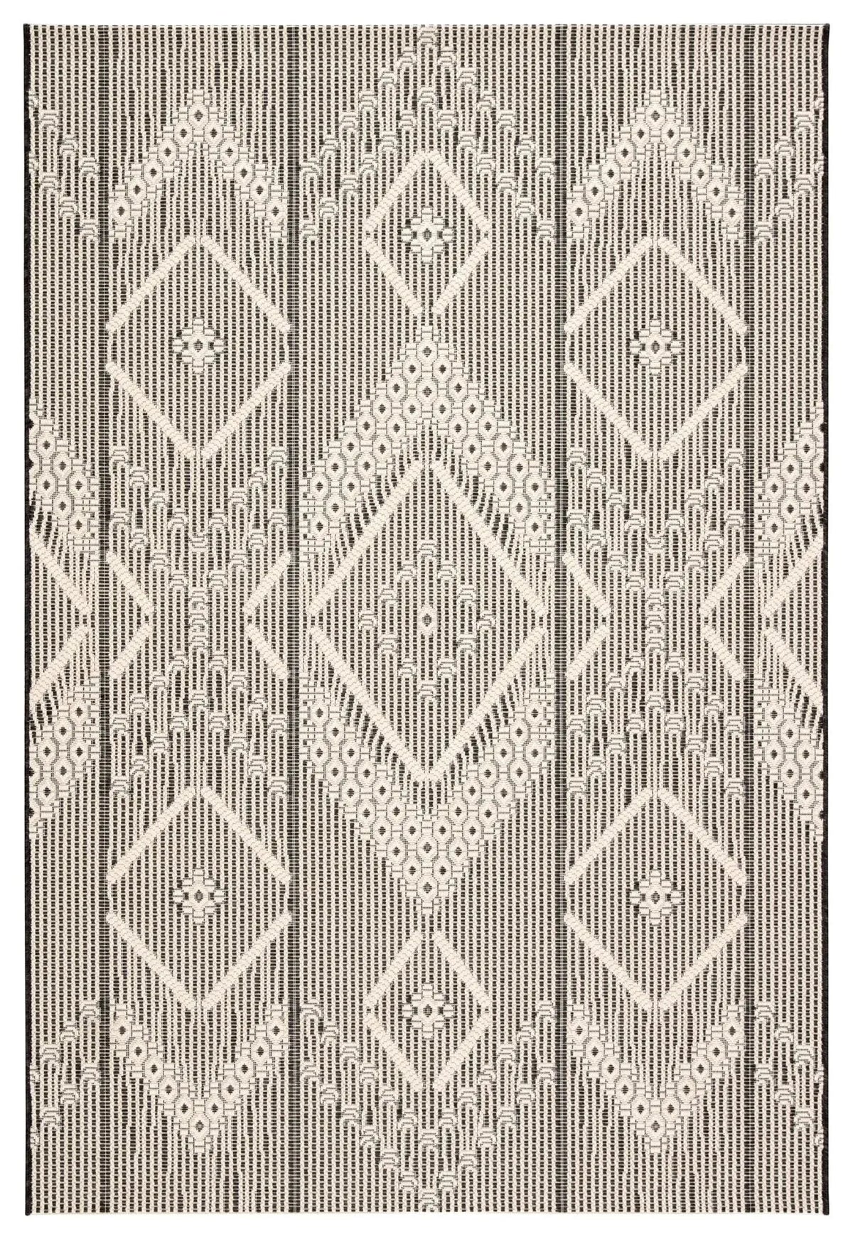 Monteclair MOC05 Shiloh Dark Gray/Cream Rug