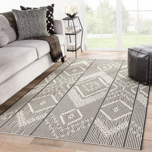 Monteclair MOC05 Shiloh Dark Gray/Cream Rug