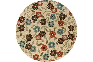 Montego 2267Y Ivory/ Brown Rug