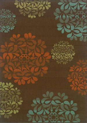 Montego 2635N Brown/ Blue Rug