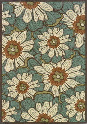 Montego 3444M Blue/ Brown Rug
