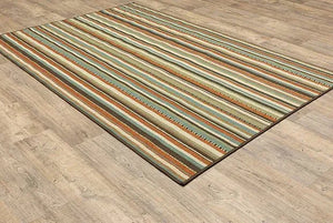 Montego 6996C Green/ Blue Rug