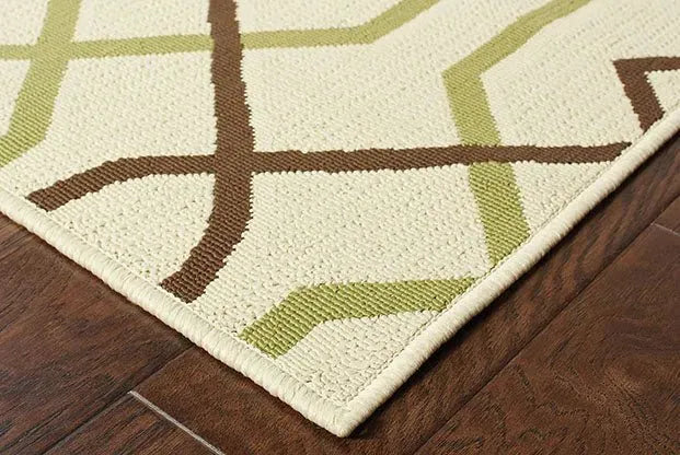 Montego 896J Ivory/ Brown Rug