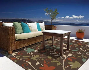 Montego 967X Brown/ Green Rug