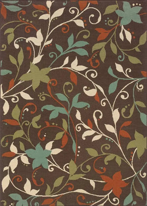 Montego 967X Brown/ Green Rug