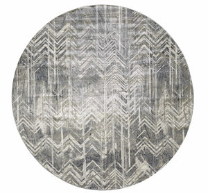 Montreal 4758 Chevron Grey Rug