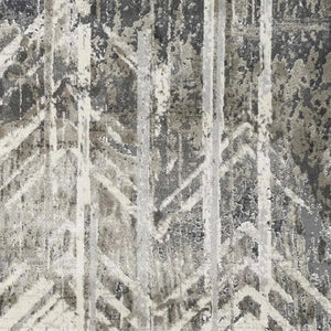 Montreal 4758 Chevron Grey Rug