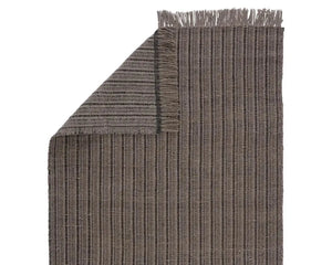 Morning Mantra MMR03 Dark Taupe/Black Rug