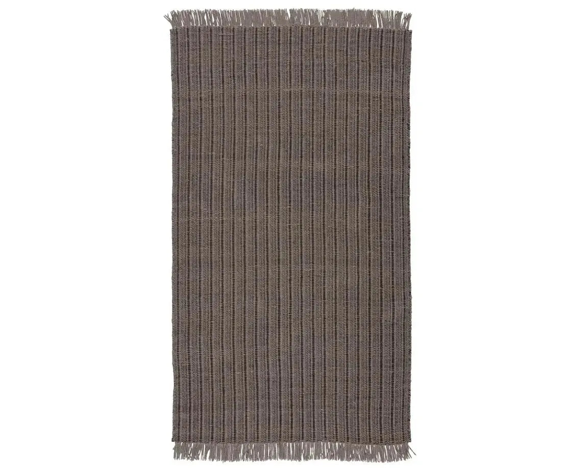 Morning Mantra MMR03 Dark Taupe/Black Rug