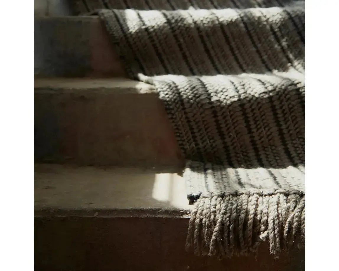 Morning Mantra MMR03 Dark Taupe/Black Rug