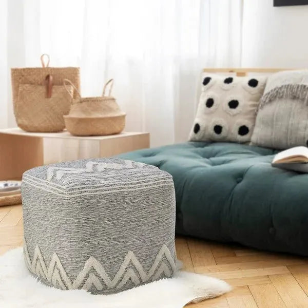 Morningside 34021GRM Grey/Melange Pouf