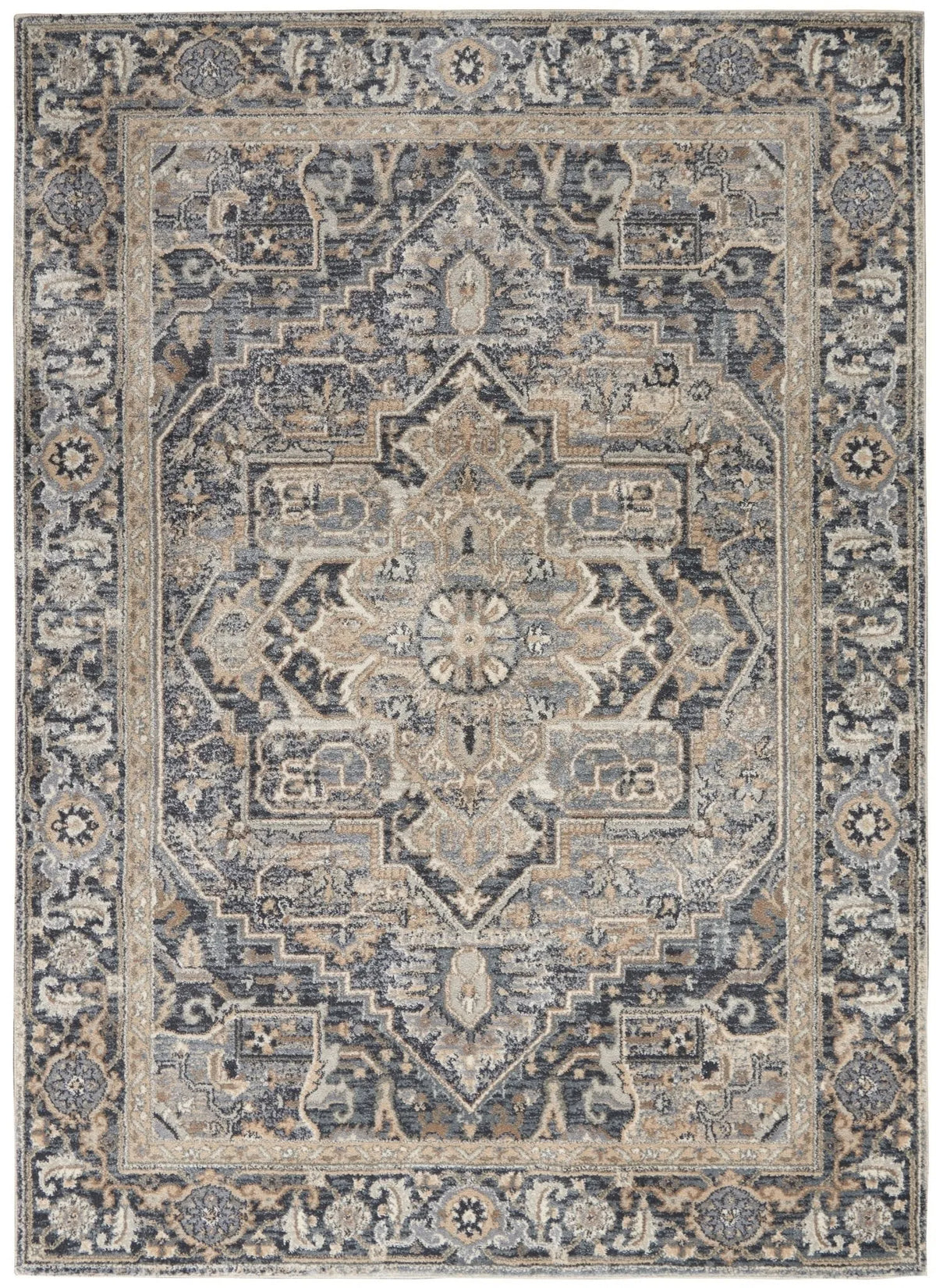Moroccan Celebration by Kathy ireland KI381 Navy Rug