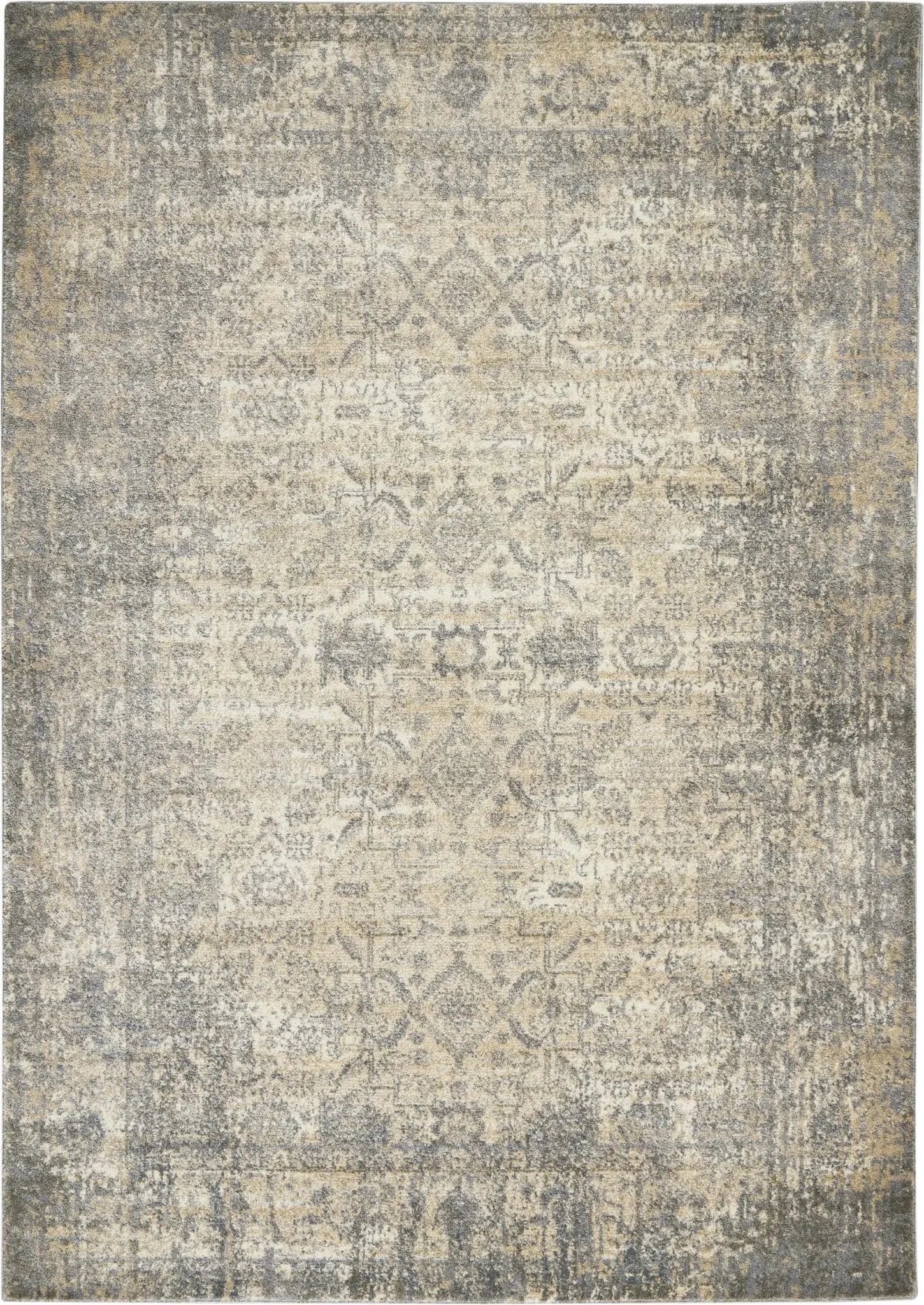 Moroccan Celebration by Kathy Ireland KI3M1 Ivory/Slate Rug