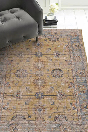 Morris 2231 Karissa Gold/Lt. Blue Rugs