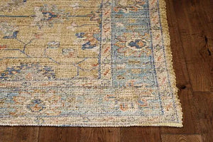 Morris 2231 Karissa Gold/Lt. Blue Rugs