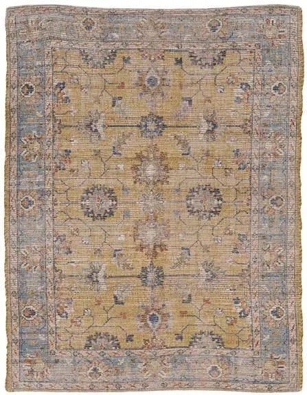 Morris 2231 Karissa Gold/Lt. Blue Rugs
