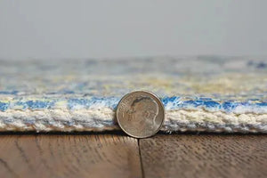 Morris 2232 Gramercy Blue/Yellow Rugs