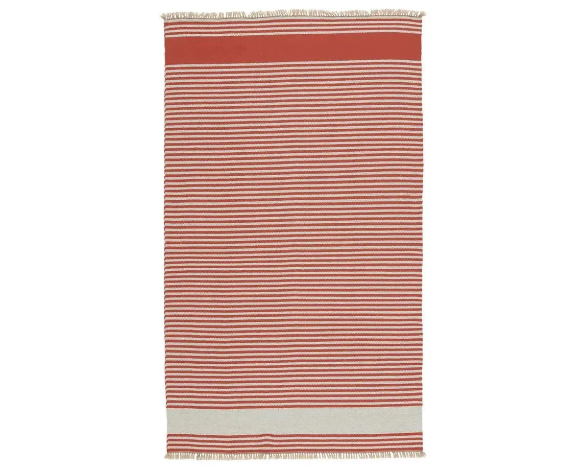 Morro Bay MRB02 Rust Red/Beige Rug