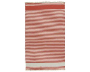 Morro Bay MRB02 Rust Red/Beige Rug