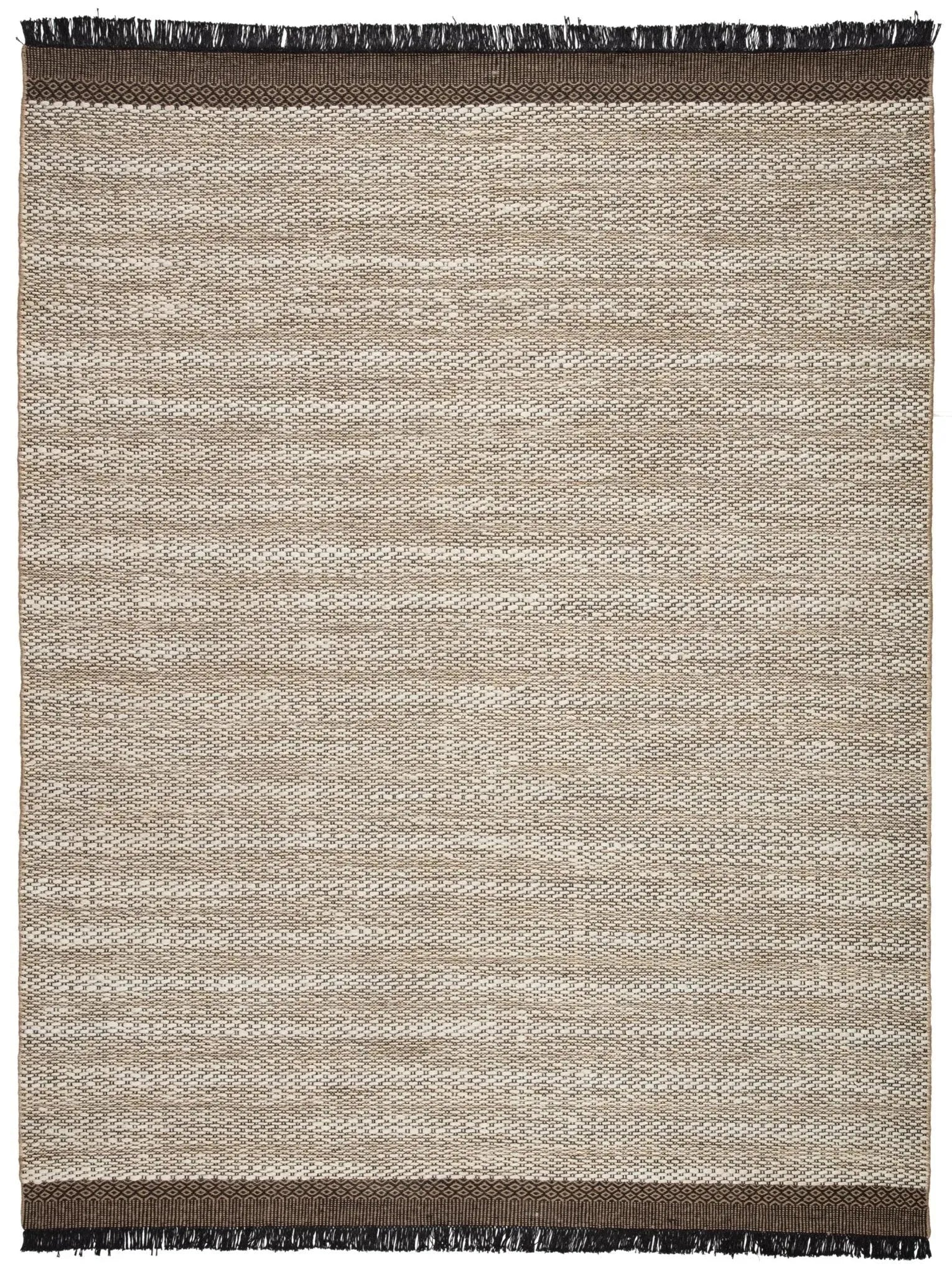 Mosaic Mos02 Saanvi White/Black Rug
