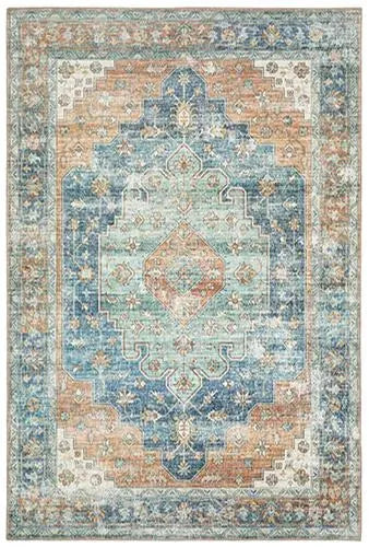 Myers Park Myp03 Rust/Blue Rug
