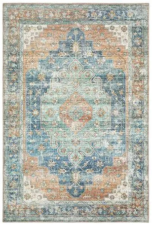 Myers Park Myp03 Rust/Blue Rug