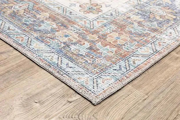 Myers Park Myp03 Rust/Blue Rug