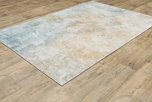 Myers Park MYP09 Yellow/Blue Rug
