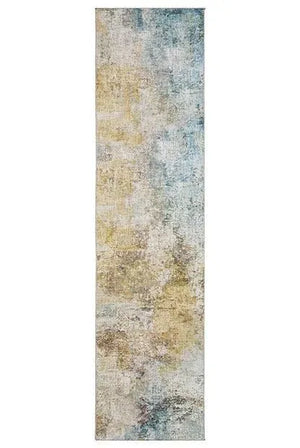 Myers Park MYP09 Yellow/Blue Rug