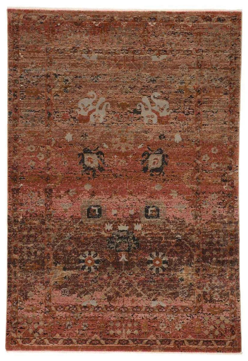 Myriad Myd03 Caruso Pink/Rust Rug