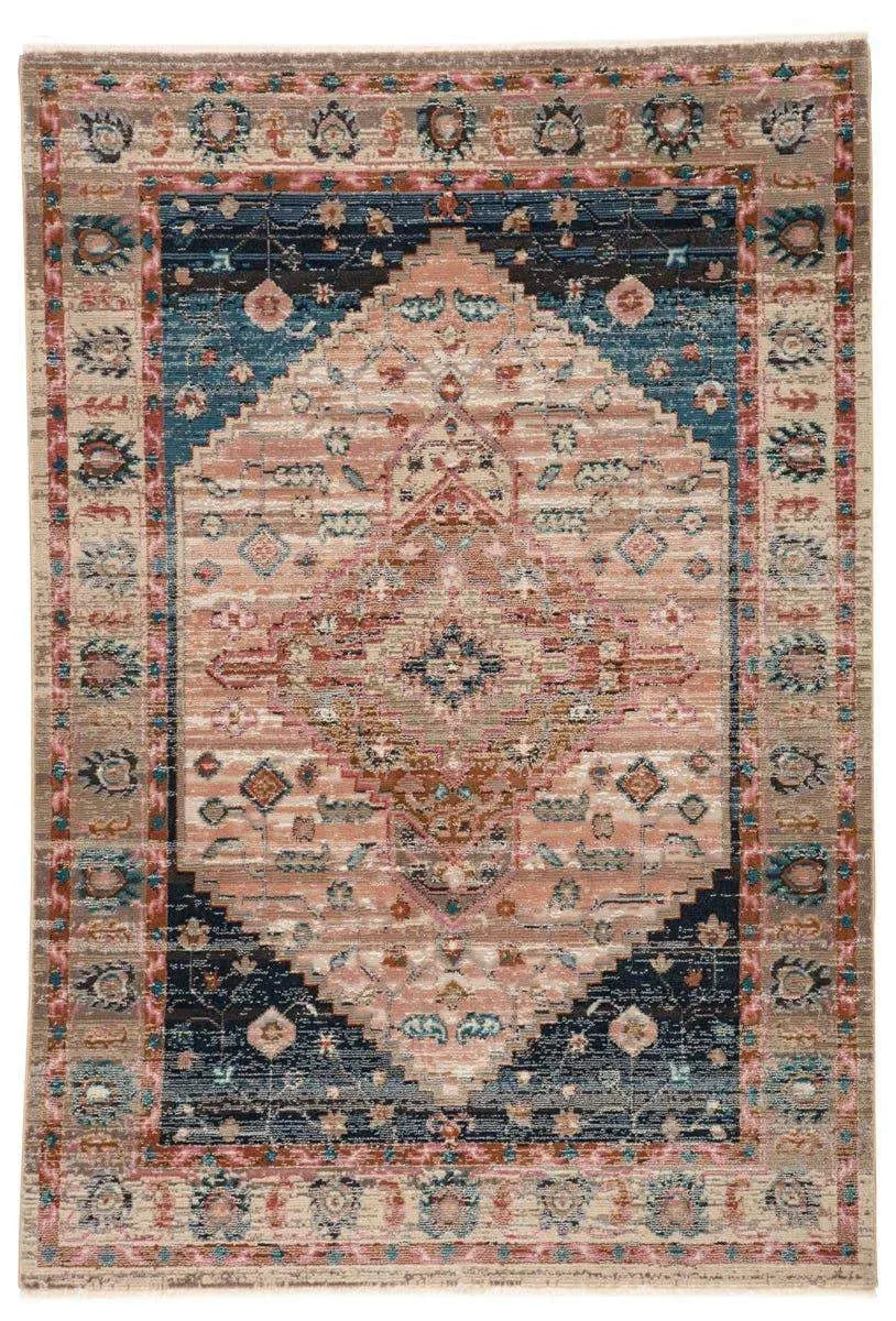 Myriad Myd08 Elizar Blush/Dark Blue Rug